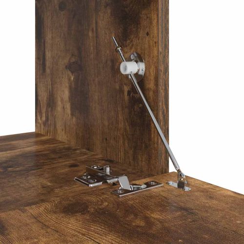 Комплект ТВ шкафове от 10 части, опушен дъб, инженерно дърво