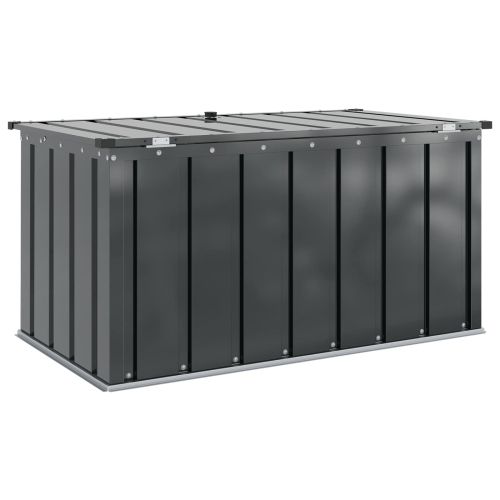 Кутия за съхранение в градината Черно 101 x 56,5 x 50 см