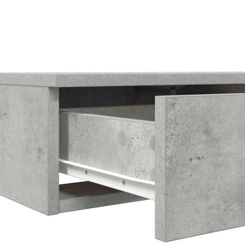 Чекмеджета за легло Циментено сиво 75 x 36,5 x 16,5 см