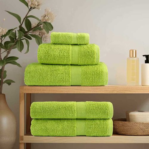 Хавлия за гости SOLUND 2 pcs Зелен 15 x 21 cm 550 gsm