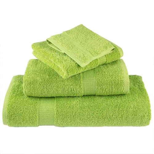 Хавлия за гости SOLUND 2 pcs Зелен 15 x 21 cm 550 gsm