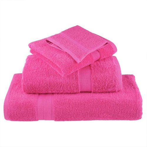 Хавлия за гости SOLUND 10 pcs Розово 15 x 21 cm 550 gsm