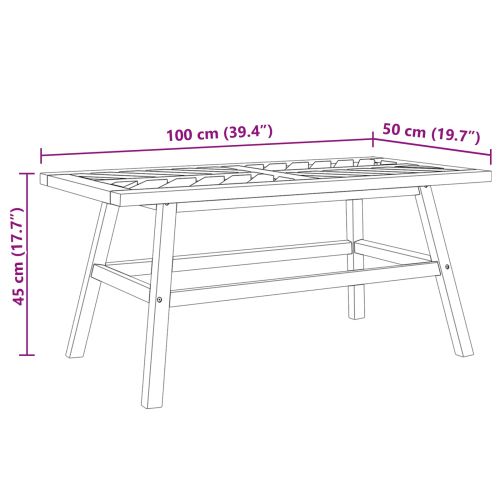 Комплект за почивка в градина 5 pcs Кафяво