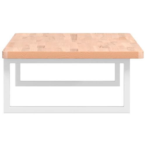 Стенен рафт за мивка, стомана и масивно дърво бук