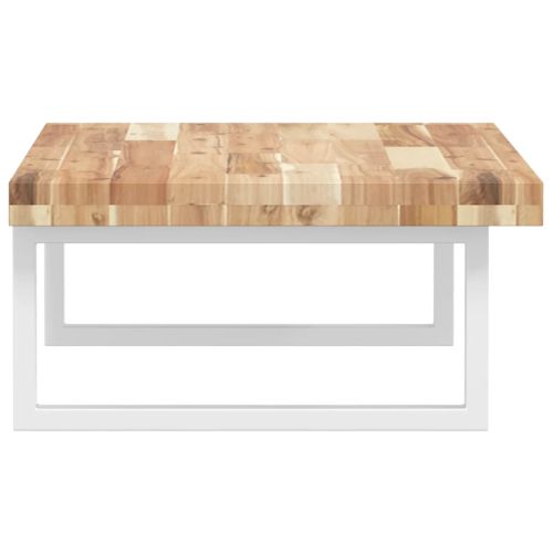 Стенен рафт за мивка, стомана и масивно дърво акация