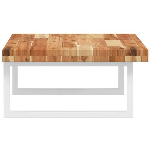 Стенен рафт за мивка, стомана и масивно дърво акация