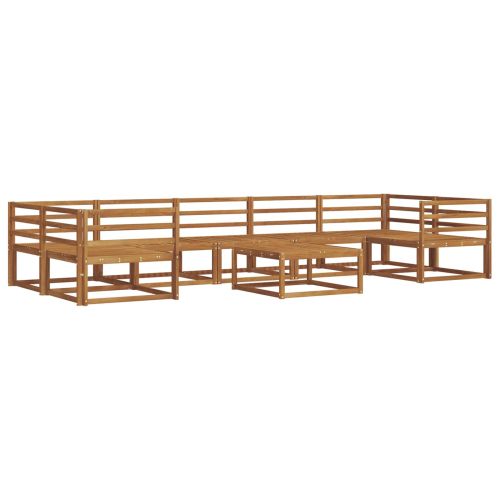 Комплект дивани за открито 8 pcs Естествен