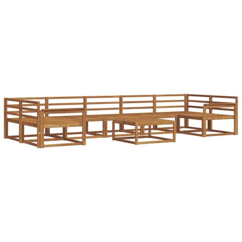 Комплект дивани за открито 8 pcs Естествен