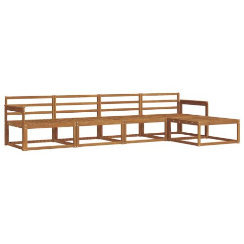 Комплект дивани за открито 5 pcs Естествен