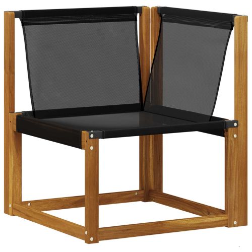 Комплект дивани за открито 11 pcs Натурален и Крема