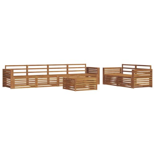 Комплект дивани за открито 7 pcs Естествен