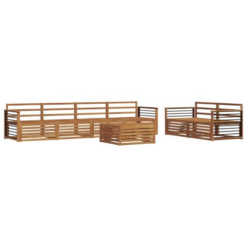 Комплект дивани за открито 7 pcs Естествен