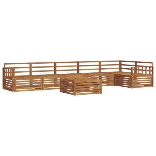 Комплект дивани за открито 7 pcs Естествен