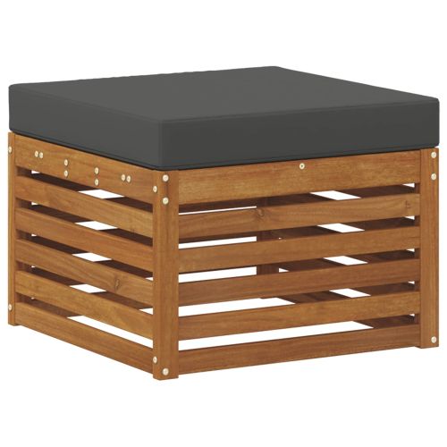 Комплект дивани за открито 8 pcs Натурален и Антрацит