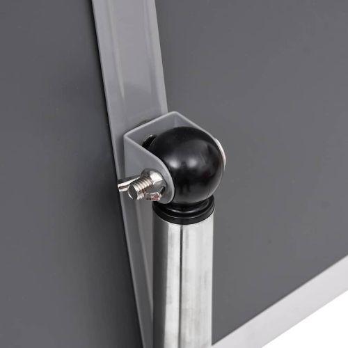 Стойки за плакати 2 pcs Сребрист 32.7 x 24 x 108 см Алуминий