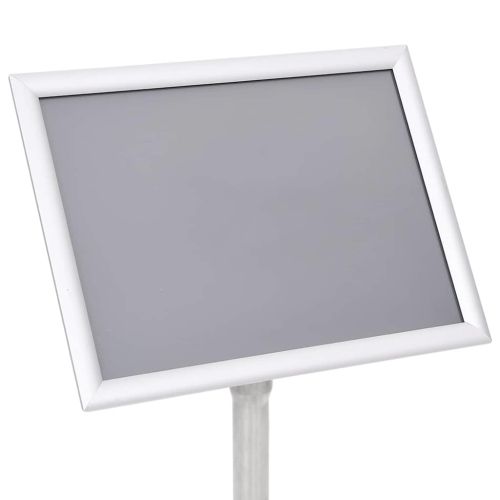 Стойки за плакати 2 pcs Сребрист 32.7 x 24 x 108 см Алуминий