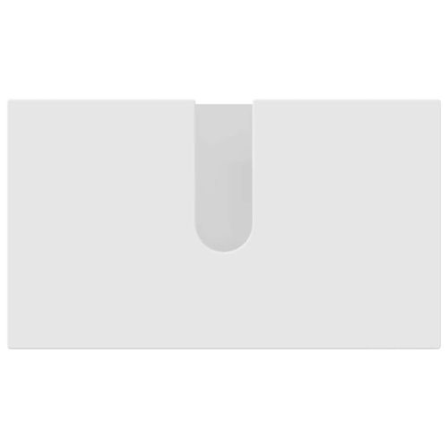 Комплект мебели за баня 3 pcs Бяло Инженерно дърво & Метал