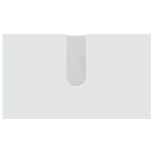 Комплект мебели за баня с чекмедже с врата 3 pcs Лъскаво бяло