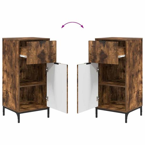 Комплект мебели за баня с чекмедже с рафт 2 pcs Димян дъб