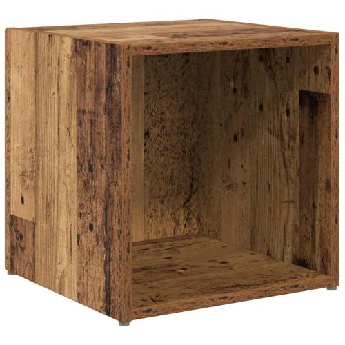 Комплект ТВ шкаф 6 pcs Старо дърво Инженерно дърво