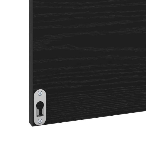 Комплект мебели за баня 3 pcs Черния дъб Инженерно дърво