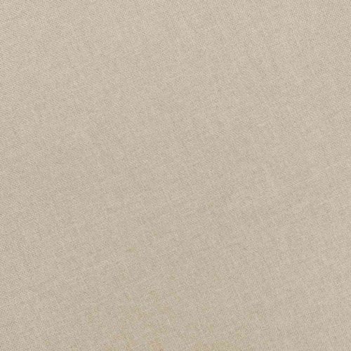 Фотьойл с табуретка за крака, кремав, текстил