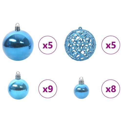 Изкуствено коледно дърво с хингед с поставка Зелен и бял 150 cm