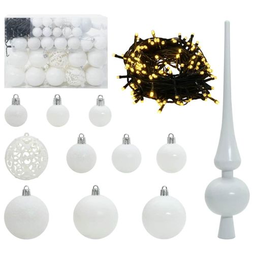 Изкуствен коледен дърво с панти 150 LEDs Зелен 120 cm PVC и PE