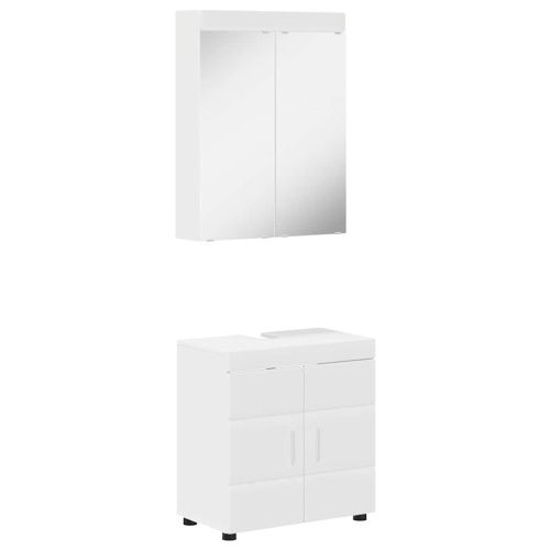 Комплект мебели за баня TULUM 2 pcs Бяло 60 x 34 x 63 см