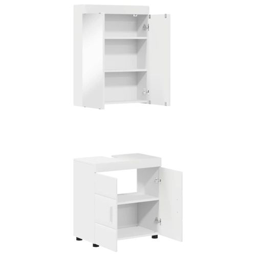 Комплект мебели за баня TULUM 2 pcs Бяло 60 x 34 x 63 см