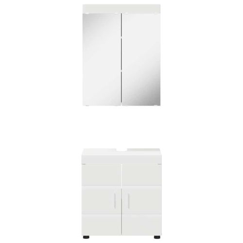 Комплект мебели за баня TULUM 2 pcs Бяло 60 x 34 x 63 см
