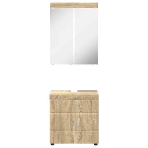 Комплект мебели за баня TULUM 2 pcs Сонома дъб 60 x 34 x 63 см