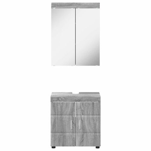 Комплект мебели за баня TULUM 2 pcs Сив Сонома 60 x 34 x 63 см