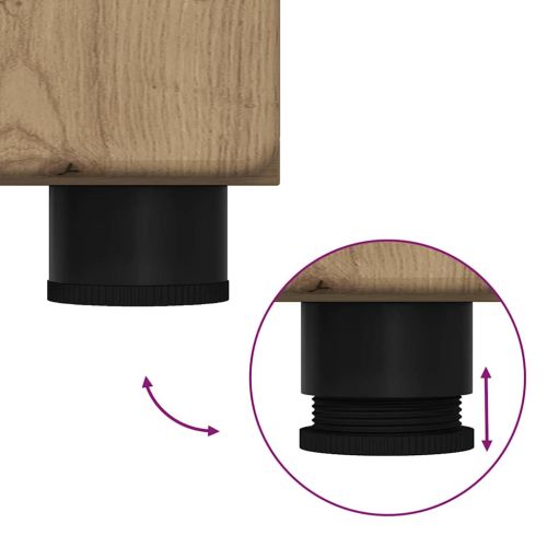 Комплект мебели за баня TULUM 2 pcs Дъб 60 x 34 x 63 см