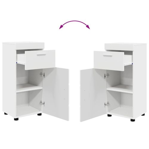 Комплект мебели за баня TULUM 4 pcs Бяло 60 x 34 x 63 см