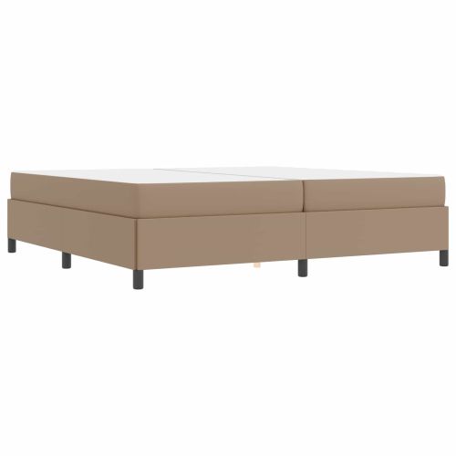 Рамка за легло с матрак Капучино 200 x 200 cm текстил