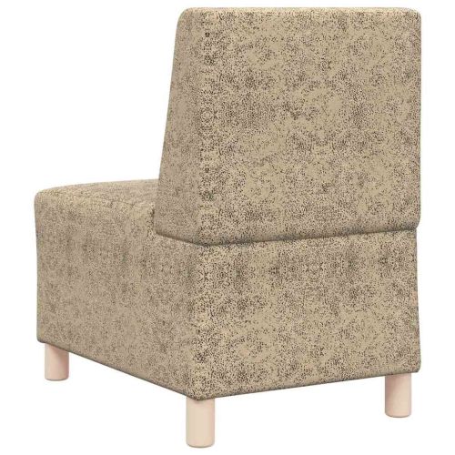 Модулен диван без ръкави 2 pcs Светлосиво 55 x 74 x 82 см