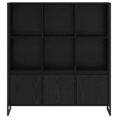 Шкаф за книги 2 pcs Черния дъб 99,5 x 30 x 108 см