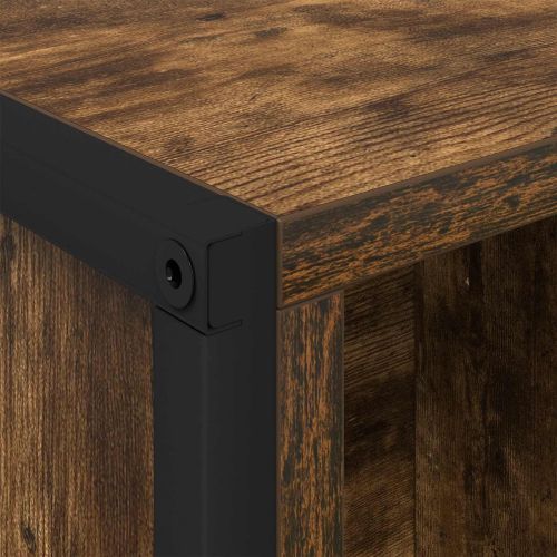 Шкаф за книги 2 pcs Димящ дъб 99,5 x 30 x 108 см