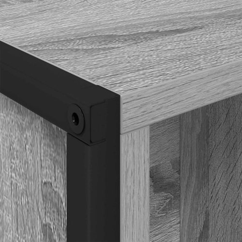 Шкаф за книги 2 pcs Сив Сонома 99,5 x 30 x 108 см