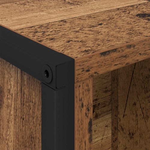 Шкаф за книги 2 pcs Старо дърво 99,5 x 30 x 108 см