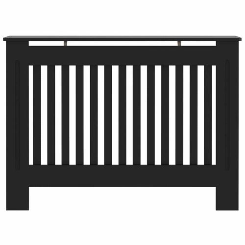 Калъф за радиатор 2 pcs Черно 112 x 19 x 81,5 см