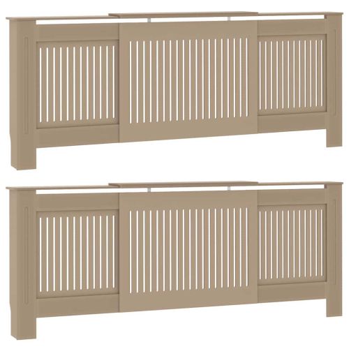 Калъф за радиатор 2 pcs Дъб сонома 205 x 20,5 x 81,5 см