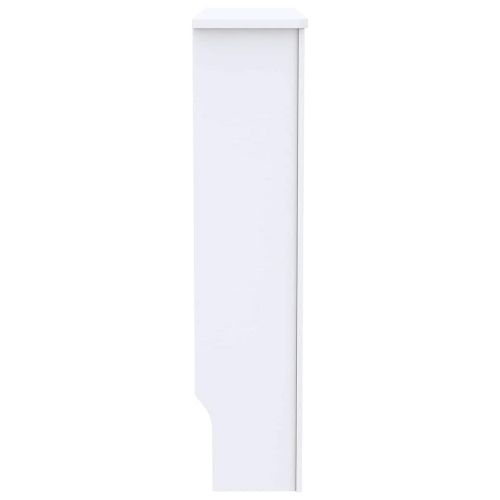 Калъф за радиатор 2 pcs Бяло 78 x 19 x 81,5 см Инженерно дърво
