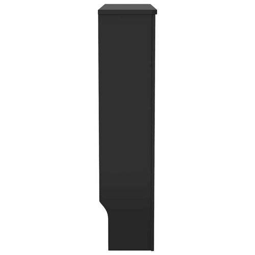 Калъф за радиатор Черно 78 x 19 x 81,5 см Инженерно дърво