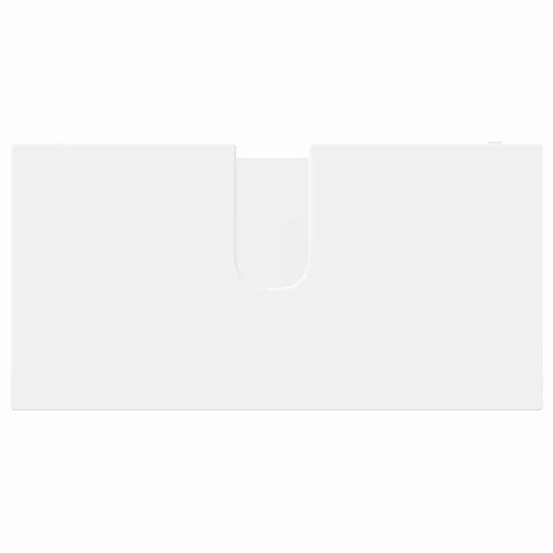 Комплект мебели за баня с чекмедже 3 pcs Бяло Инженерно дърво