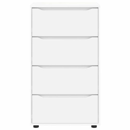 Шкафове за съхранение Бяло 60 x 48 x 105 см Инженерно дърво