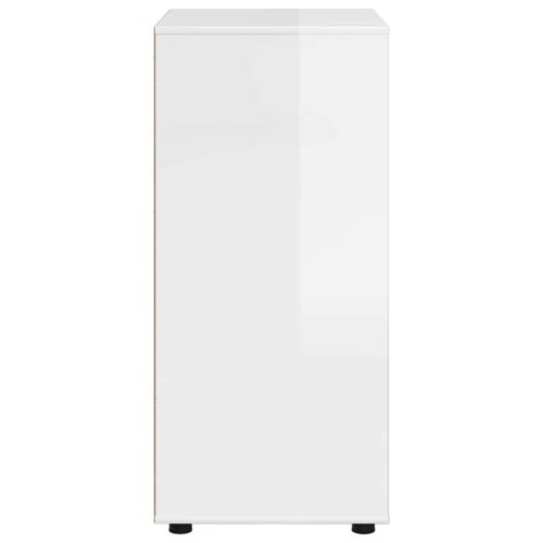 Шкафове за съхранение Лъскаво бяло 60 x 48 x 105 см