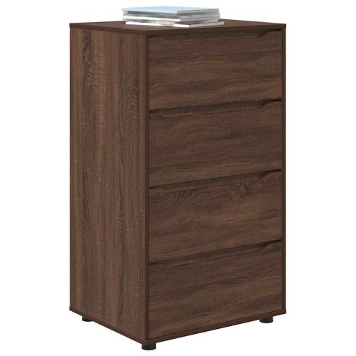 Шкафове за съхранение Кафяв дъб 60 x 48 x 105 см