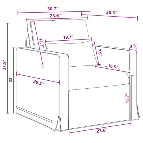Комплект дивани 2 pcs Светлосиво 198 x 78 x 80 см текстил